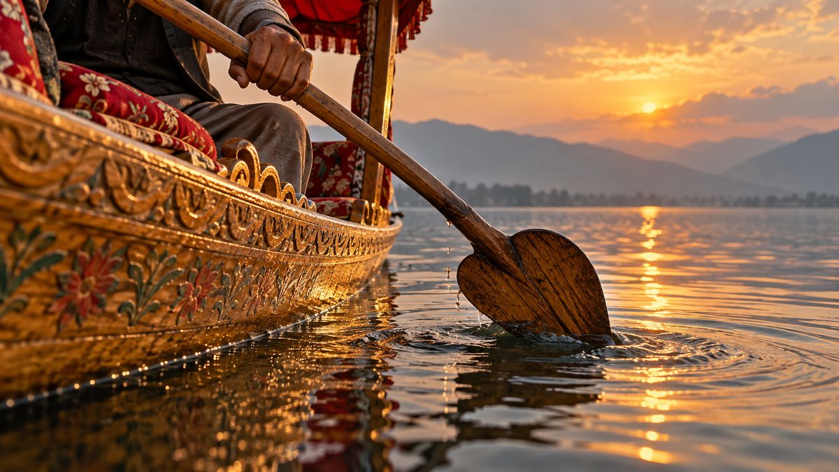 Shikara ride — Kashmir Tour Plan