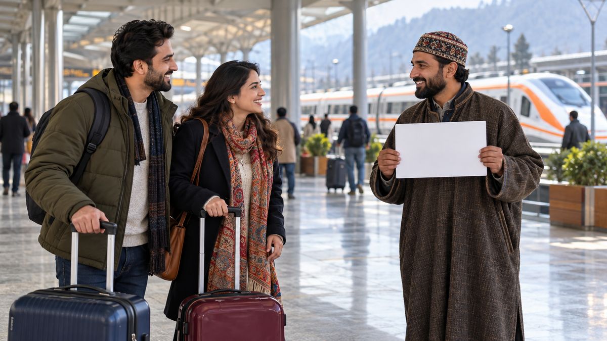 Airport & Vande Bharat station pickup — Kashmir Tour Plan