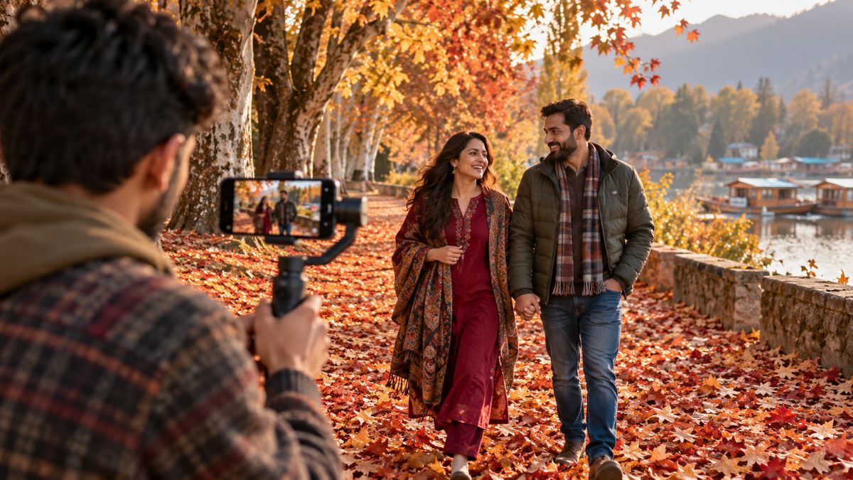Videographer / photographer (DSLR or iPhone gimbal) — Kashmir Tour Plan