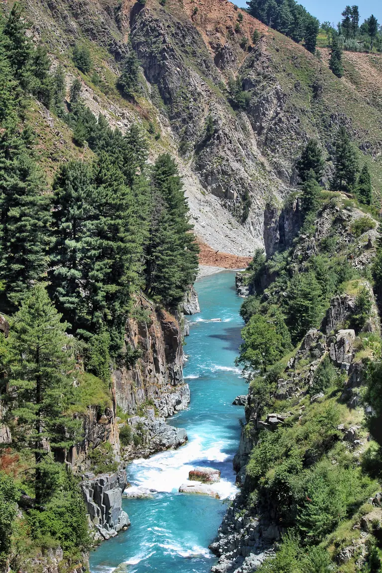 Aharbal waterfalls Kashmir