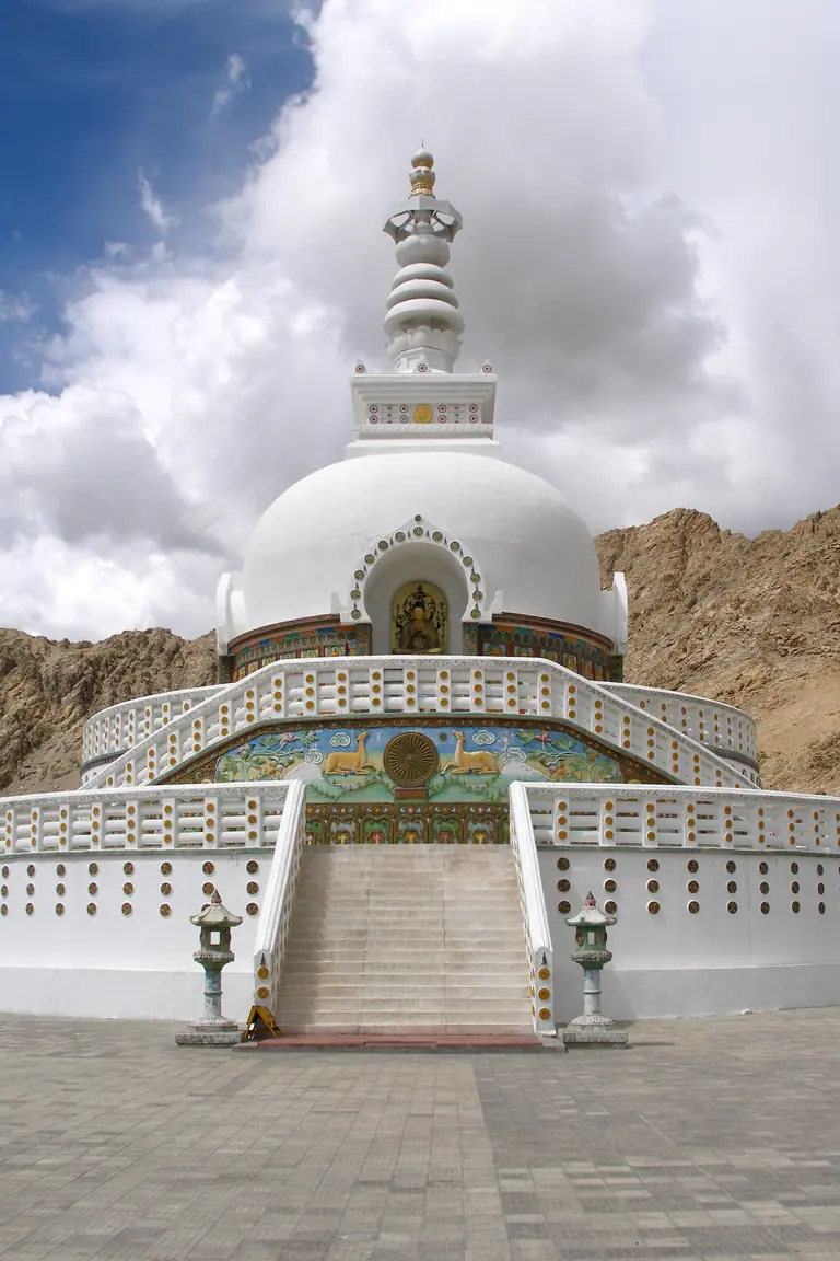 Day 7: Leh, Shanti Stupa, Ladakh, India