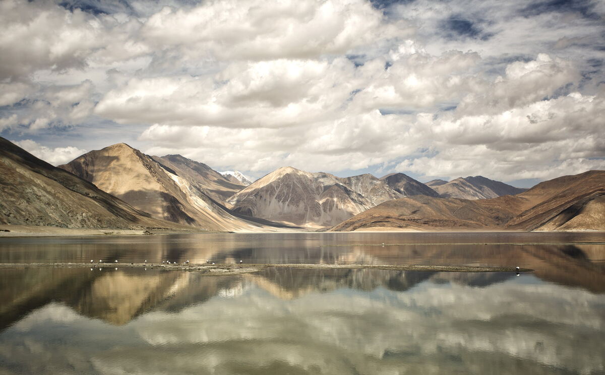 Lake Pangong (Pangong Tso) in Ladakh