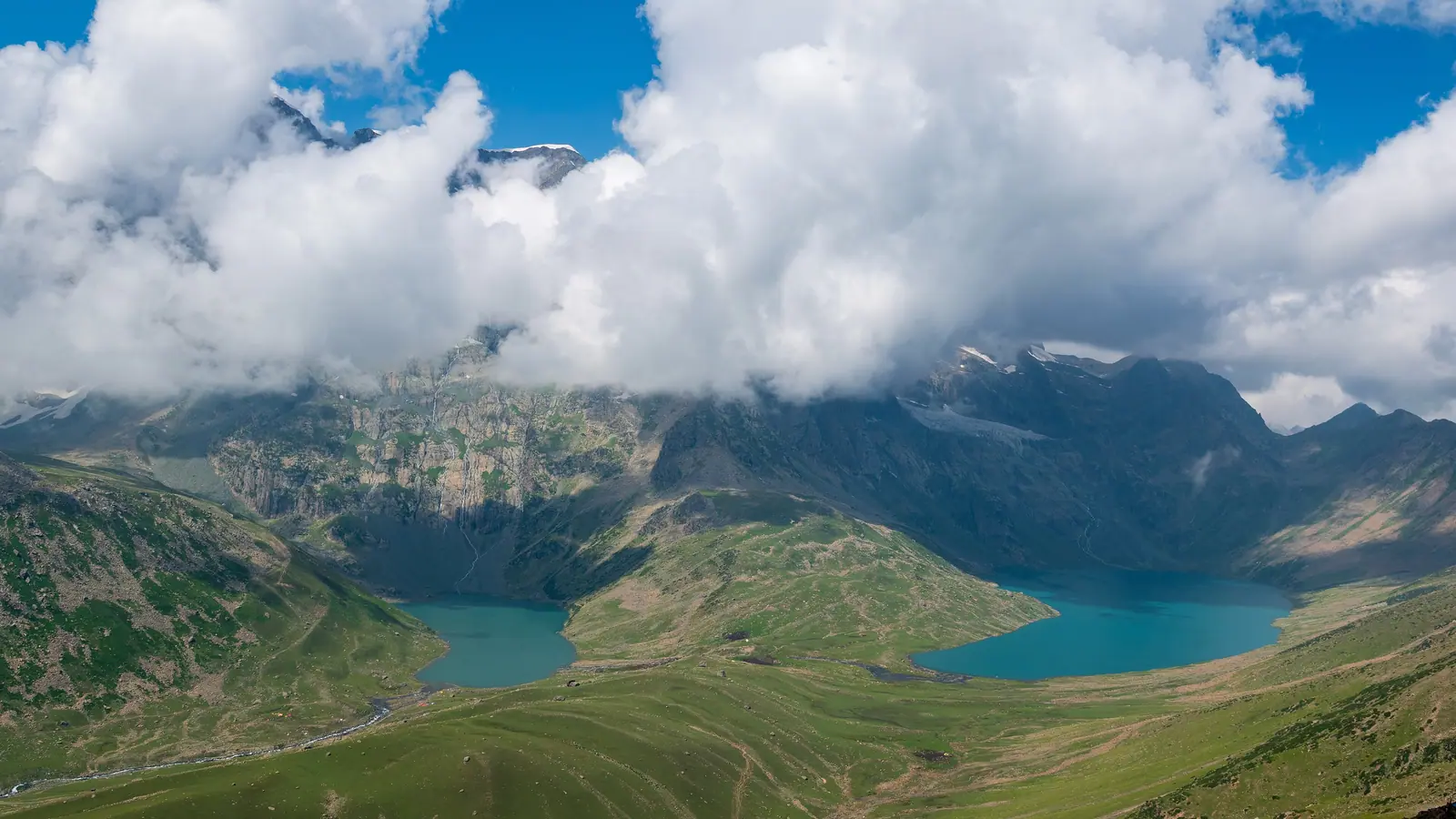 Nundkol and Gangabal Lakes of Kashmir